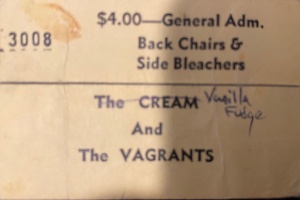Vanilla Fudge & the Vagrants concert ticket